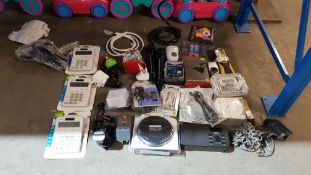 Approx 38 Items : Mixed Lot To Include 3 X Casio MX-88 Calculator, Onn Portrable CD Player, 3 Way H