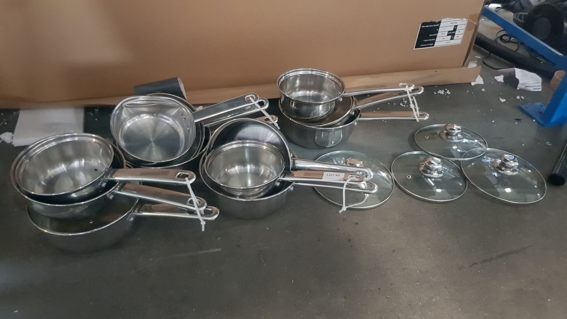 4 X Three Piece Pan Set