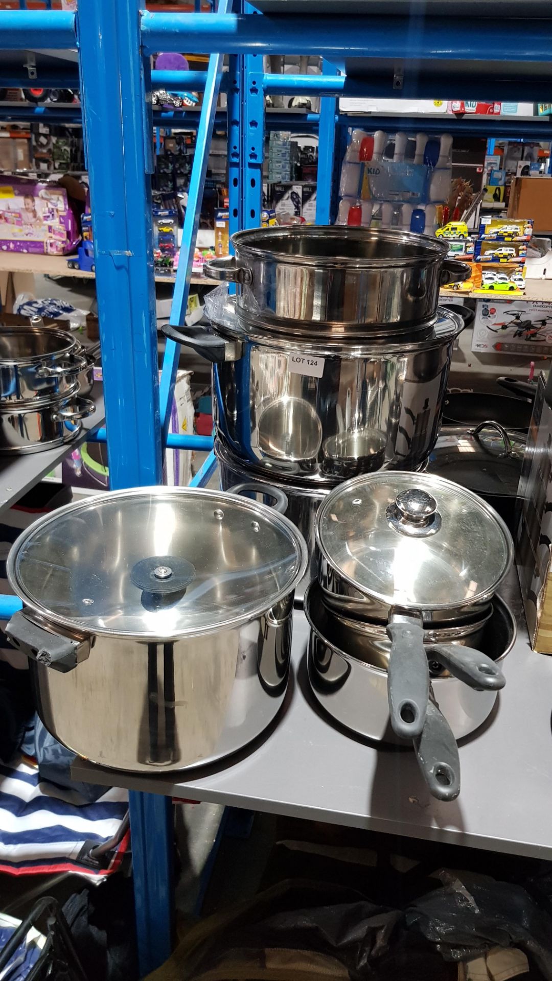 7 Items : Mixed Cooking Pots / Saucepans