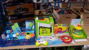 Approx 18 Items : Mixed Toddler Toys To Include Little Tikes 6 In 1 Activity Cube, Bouncy Ball Dome