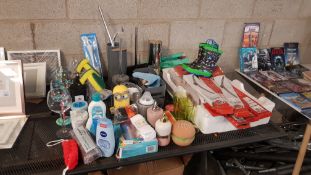 Mixed Lot To Include Auto Drive Wiper Blades, Bathroom Items, Kid’s Wellington Boots & Umbrellas