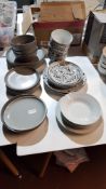 Approx 30 X Mixed Style Stoneware / Porcelain Dinner Items