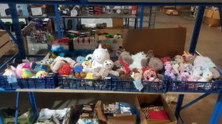 A Large Quantity Of Small Soft Toys