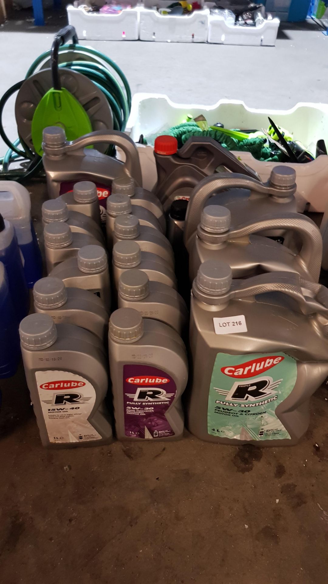 17 Items : Mixed Carlube Fully Synthetic Oil To Include 15W-40 & 5W-30