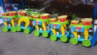 5 X Kid Connection Music Cart (Some Wheels Missing On Items)