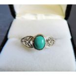 925 Sterling Silver Turquoise Ring