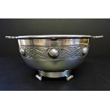 Martin Hall & Co Silver Plated Bowl with Celtic Knot Design