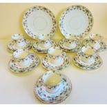 Antique Royal Stafford China 26 Piece Tea Set for 8