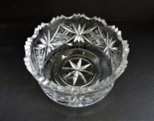 Vintage Bohemian Crystal Bowl