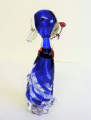 Vintage Murano Glass Dog Figurine