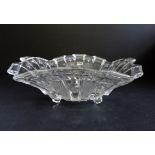 Antique Art Deco Glass Centrepiece Bowl