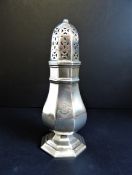 Vintage Mappin & Webb Silver Placed Sugar Shaker