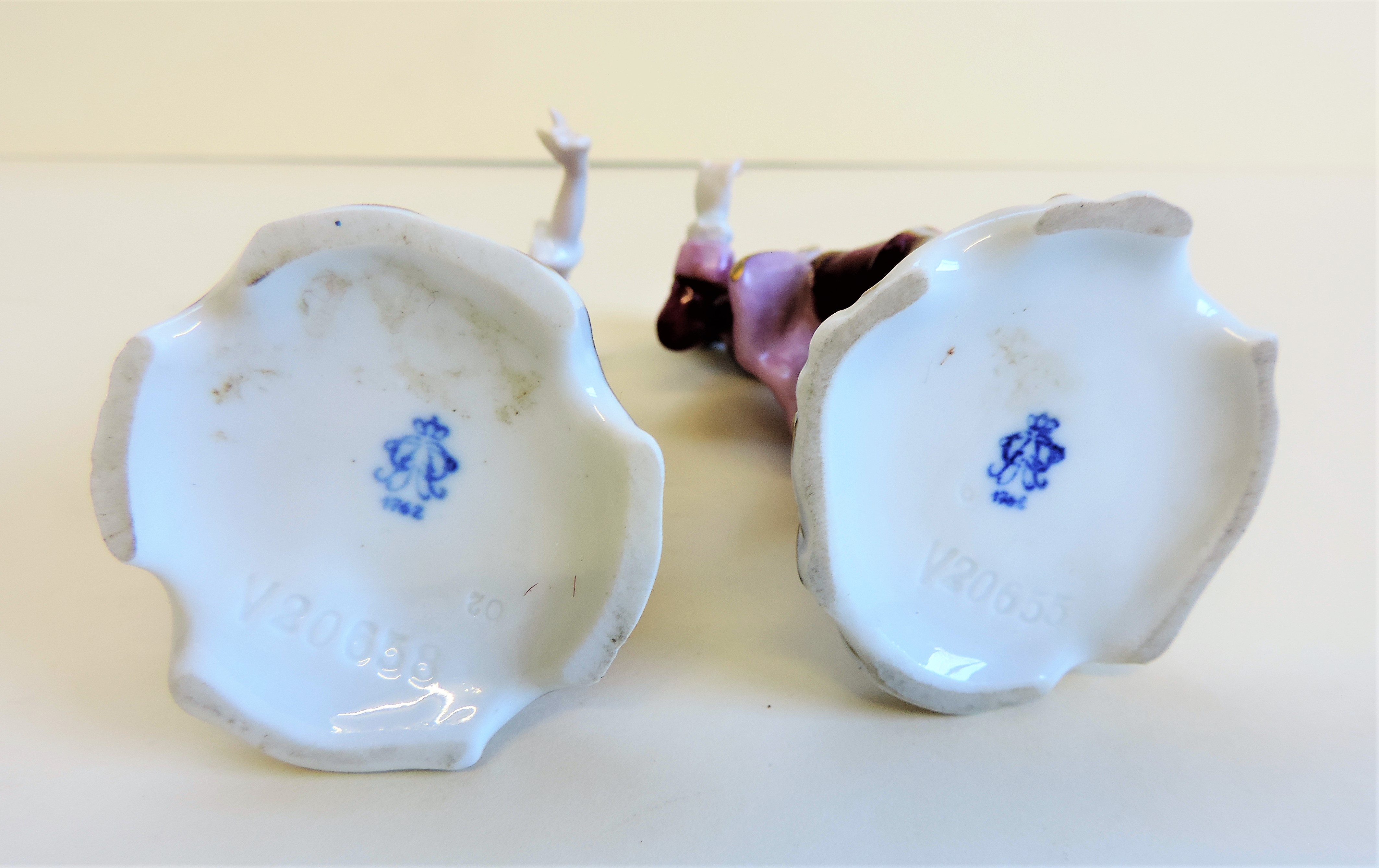 Antique Volkstedt Porcelain Figurines - Image 11 of 14