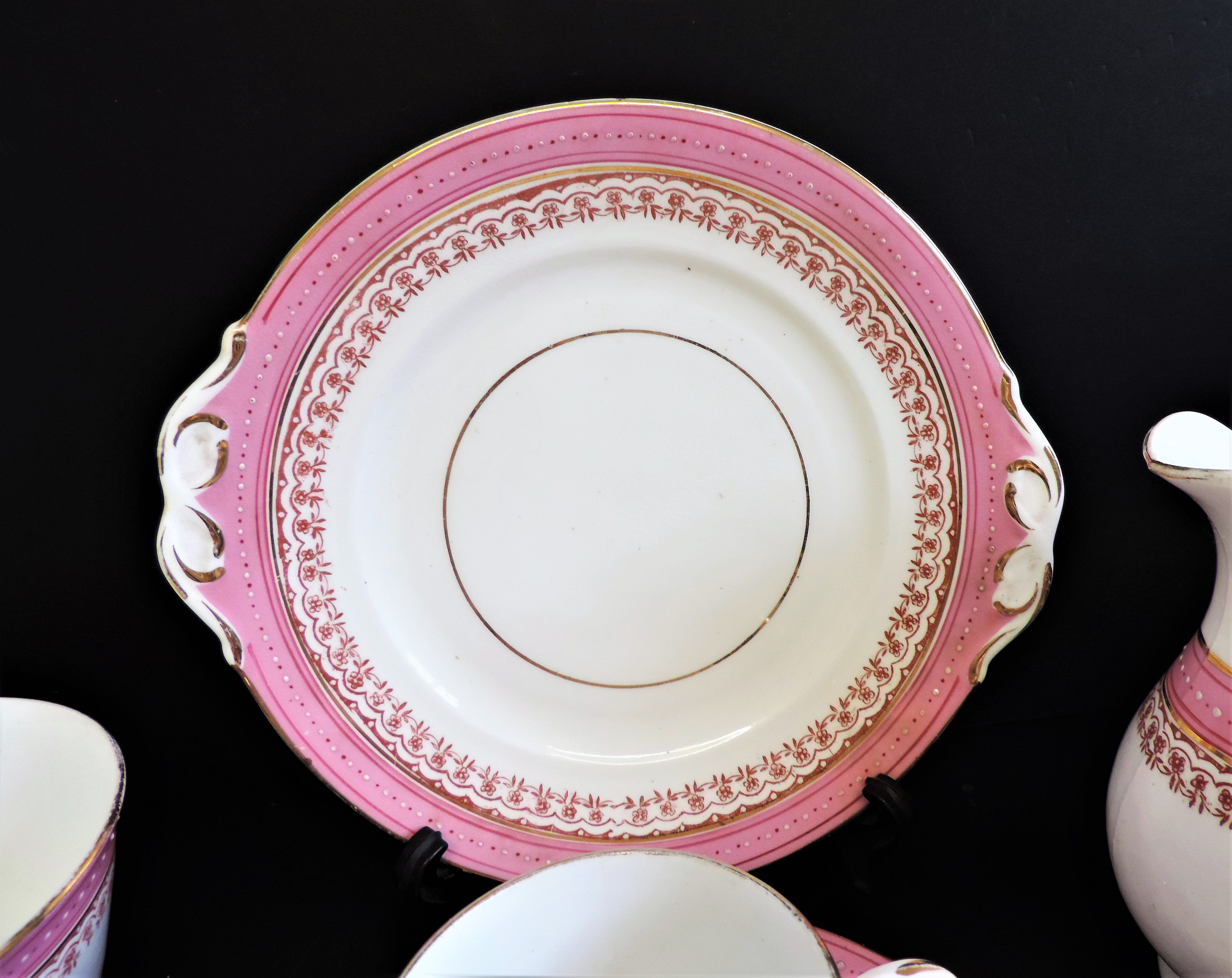 Vintage 19 piece Porcelain Breakfast/Tea Set for 4 People - Image 14 of 24