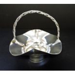 Antique Silver Plated Bon Bon/Sweet Basket