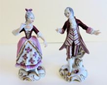 Antique Volkstedt Porcelain Figurines