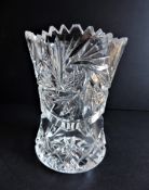 Vintage Bohemian Crystal Vase