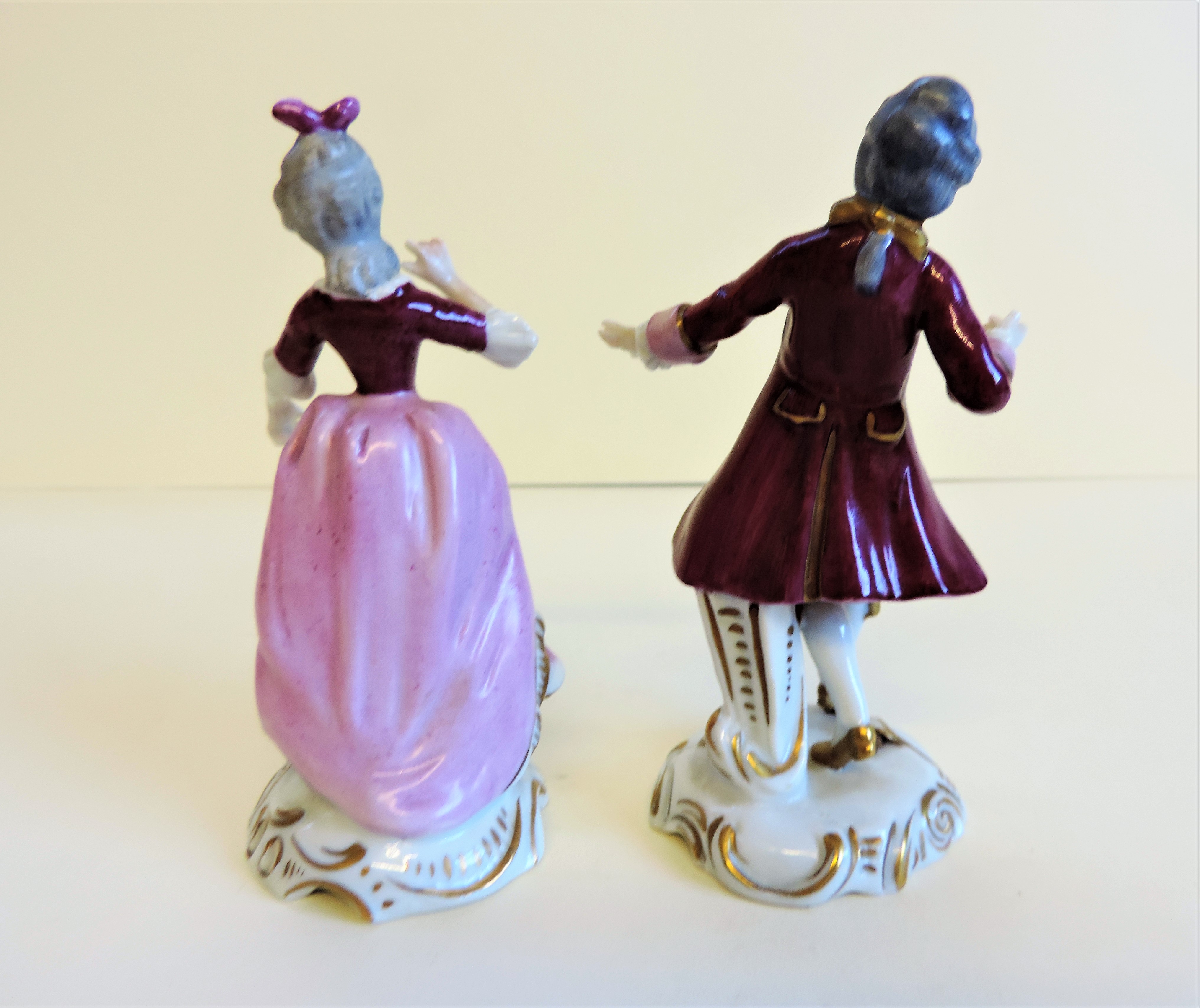 Antique Volkstedt Porcelain Figurines - Image 9 of 14