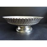 Antique Art Nouveau Silver Plated Pedestal Dish