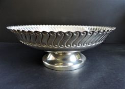 Antique Art Nouveau Silver Plated Pedestal Dish