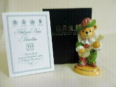 Halcyon Days 2001 Teddy of the Year Porcelain Figure (Boxed)