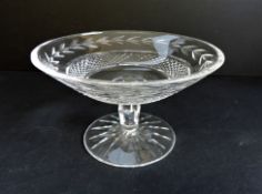 Vintage Val St. Lambert Crystal Bon Bon/Nuts/Nibbles Dish