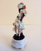 Antique German Porcelain Figurine Incised Crossed Sword Marks