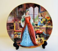 Royal Doulton King Henry VIII Series 'Anne Boleyn' Fine Bone China Plate