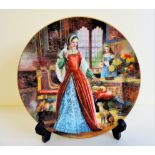 Royal Doulton King Henry VIII Series 'Anne Boleyn' Fine Bone China Plate