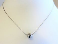 Sterling Silver Pandora Charm Necklace