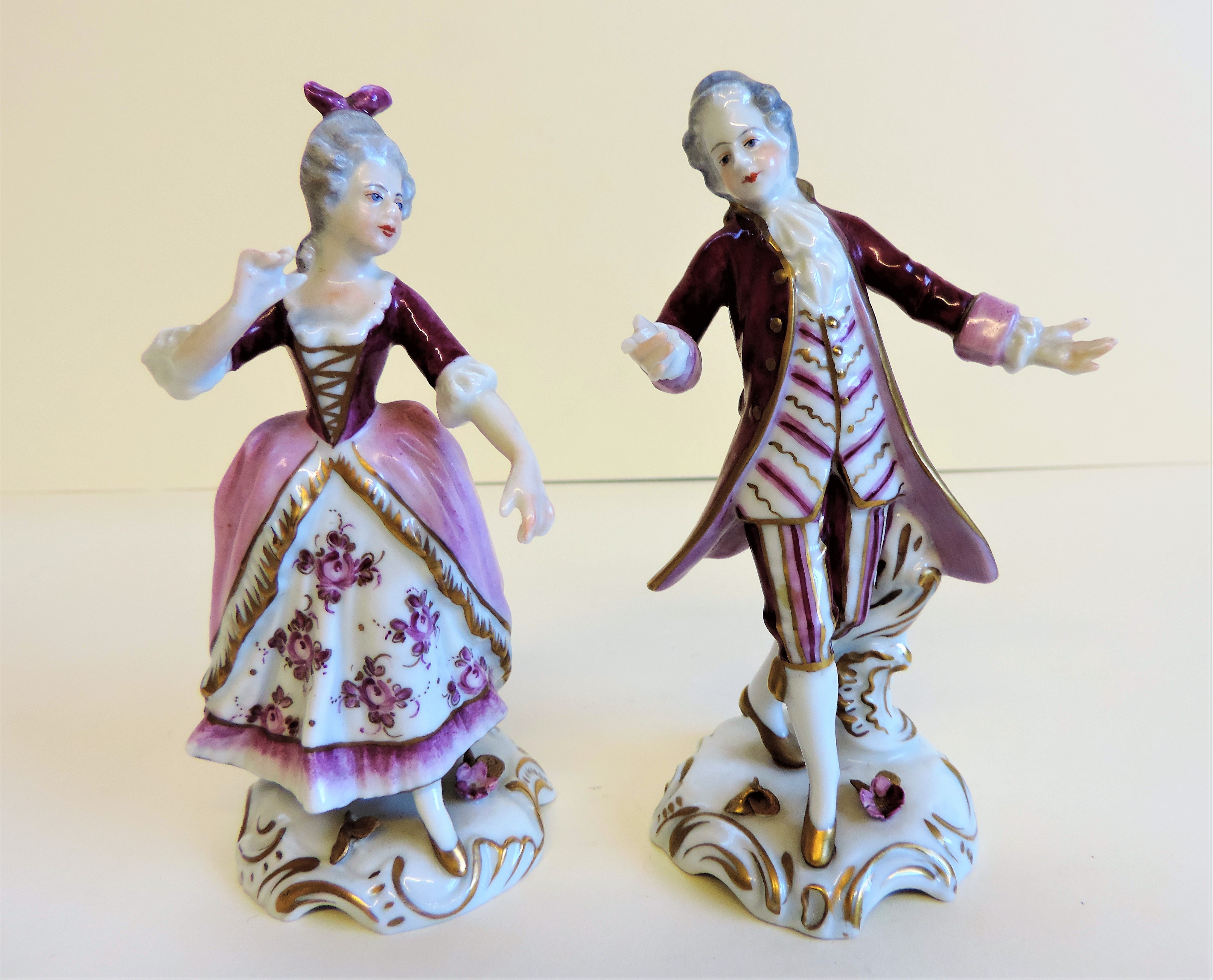 Antique Volkstedt Porcelain Figurines - Image 4 of 14