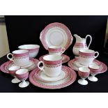 Vintage 19 piece Porcelain Breakfast/Tea Set for 4 People