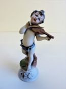 Vintage Continental Porcelain Figurine of a Cupid