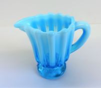 Victorian Vaseline Glass Cream Jug