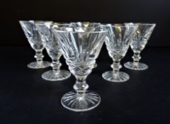 Set of 6 Waterford Crystal Tramore Liqueur Glasses