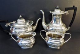 Antique Georgian Style Silver Plated Tea & Coffee Set