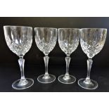 Set 4 Waterford Crystal Wine Glasses