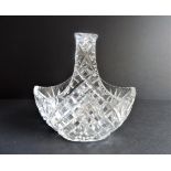 Vintage Crystal Basket for Sweets/Chocolates & Flowers
