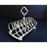 Antique Art Nouveau Elkington & Co Silver Plated Toast Rack