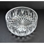 Vintage Hand Cut Crystal Bowl
