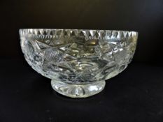 Signed Royal Brierley Crystal Bowl