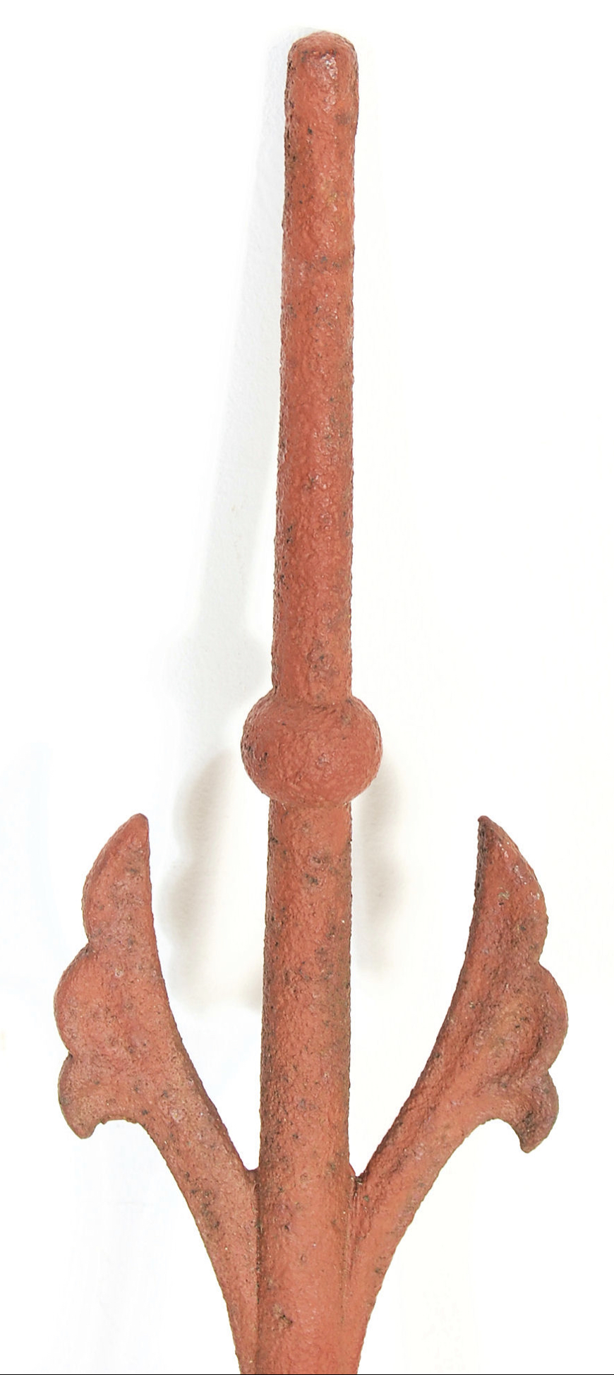 C19th cast-iron weather vane, lightning conductor roofing crest - Image 4 of 5