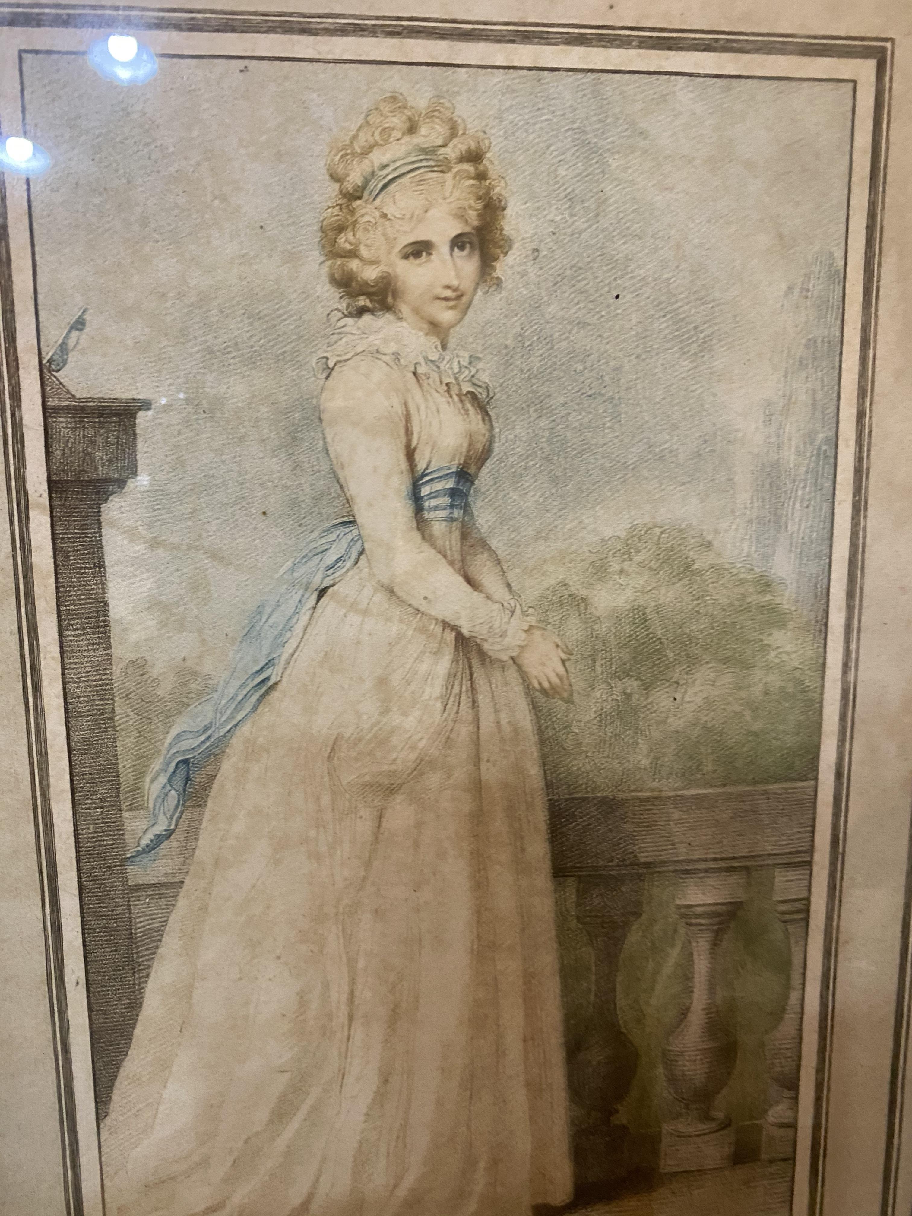 Mrs Tickell by Jean Conde 1791 after R Cosway - Image 2 of 6