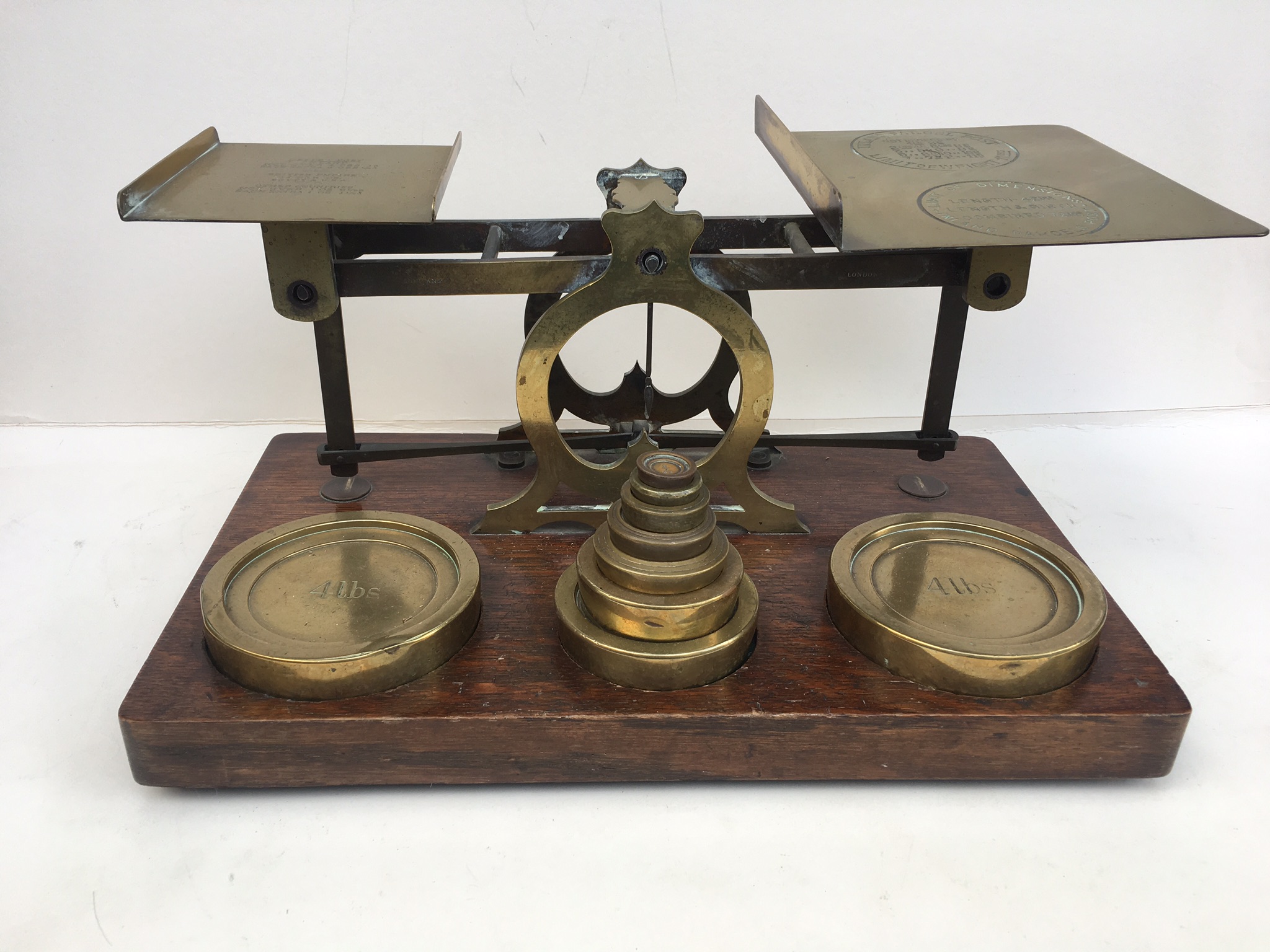 A large set of C19th postal scales - Image 5 of 13