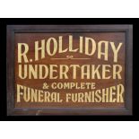 Undertakers sign