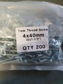 1000 - 4x40mm screws