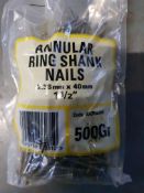10 packs 40mm ring nails