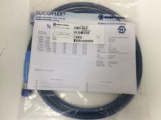 Huber suhner microwave flexible cable assembly