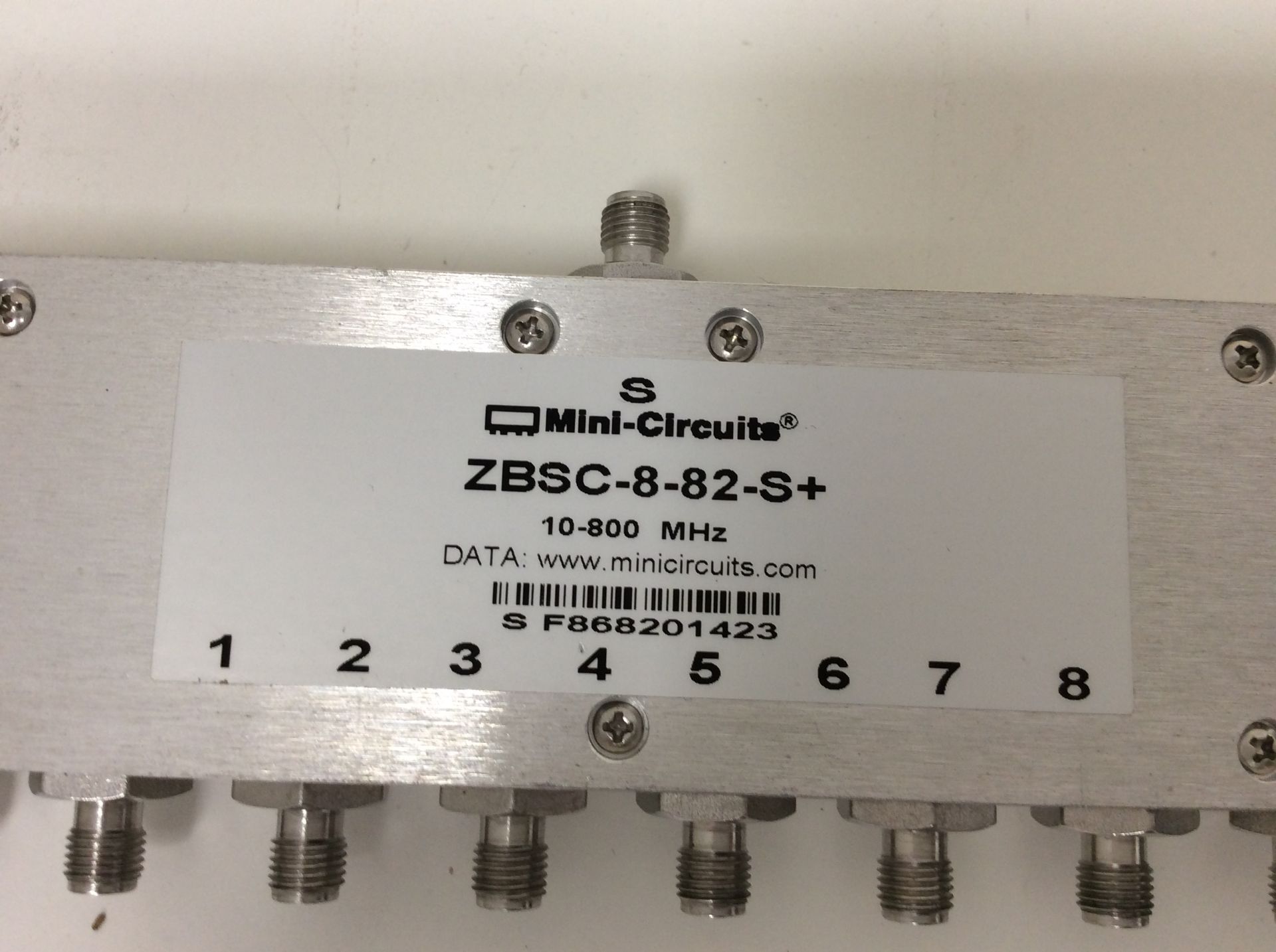 Zbsc-8-82-s+ mini-circuits 8 way splitter - Image 2 of 2