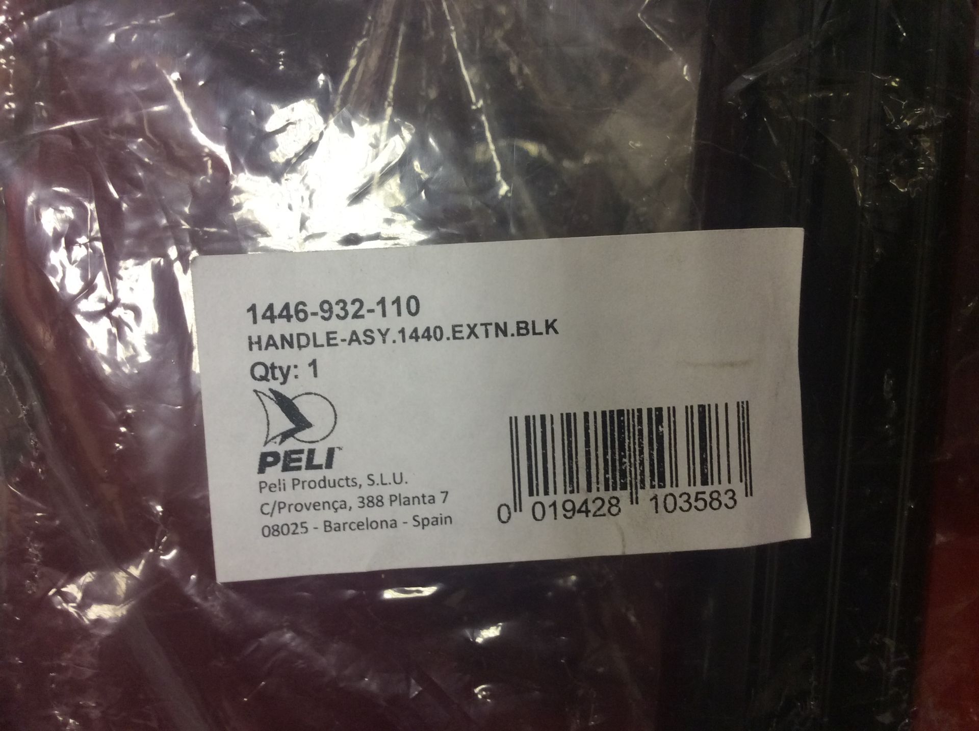 8x peli case handle 1446-932-110 as new - Image 2 of 2